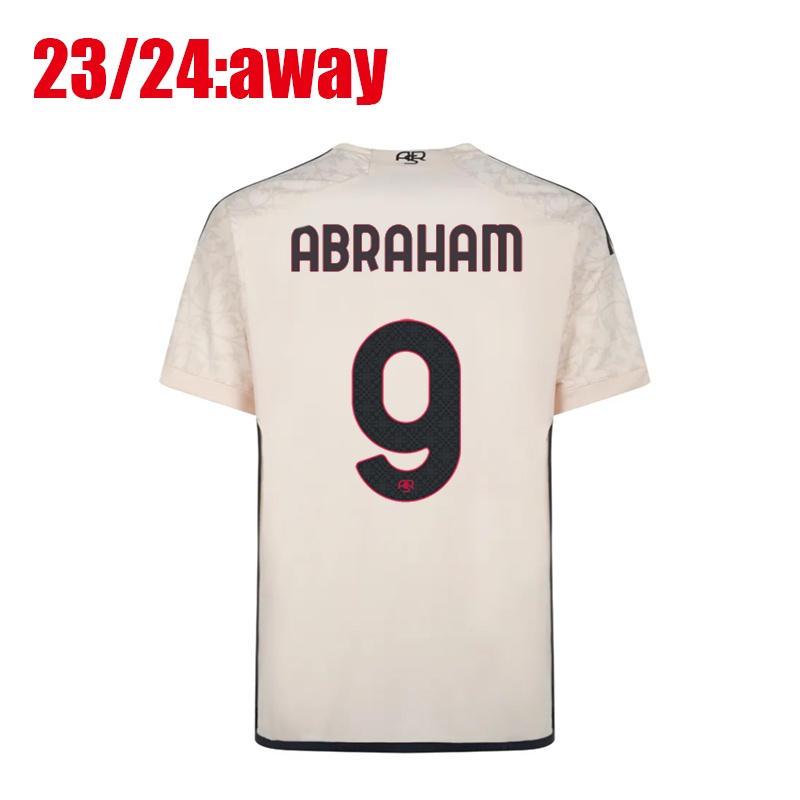 Áo Thun Đồng Phục Bóng Đá Đội Tuyển Barcelona Mùa Giải 2023 / 2024 pellegrini dybala abraham Mùa Giải 23 / 24