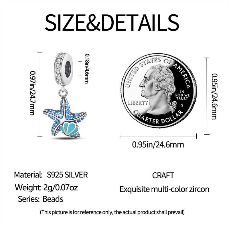 PANDORA Hạt Charm Hình Rùa Biển 100% Bạc 925 Dùng Làm Trang Sức