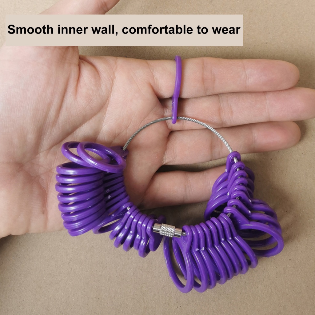 Bộ 2 Dụng Cụ Đo Kích Thước Ngón Tay Tháo Rời Được Chuyên Nghiệp hk Dùng Để Làm Trang Sức diy