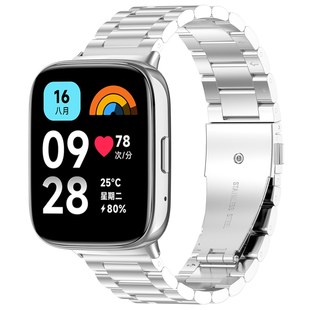 Dây Đeo Inox Cho Đồng Hồ Thông Minh redmi watch 3 active