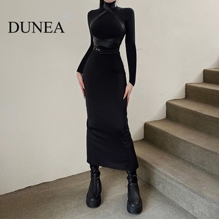 Đầm maxi DUNEA phong cách đường phố thời trang dành cho nữ