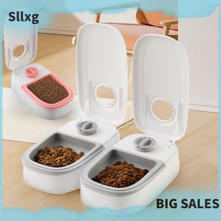 Máy phân phối thức ăn khô tự động hẹn giờ cho chó mèo