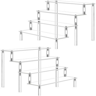 Giá đỡ trưng bày mô hình trụ acrylic 3-5 tầng trưng bày bằng acrylic trong suốt để bàn trưng bày