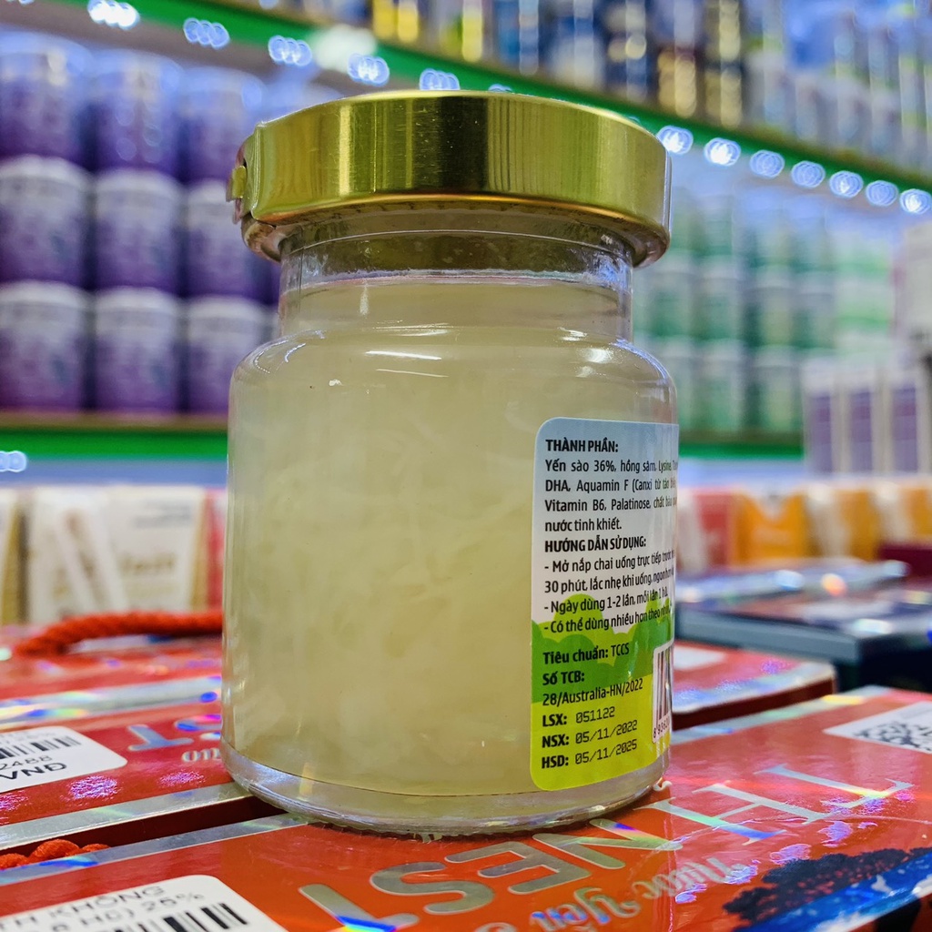 LỐC 6 HŨ x 70ml YẾN SÀO DÀNH CHO TRẺ TỪ 6-36 THÁNG TUỔI BỔ SUNG DINH DƯỠNG, PHÁT TRIỂN TRÍ NÃO