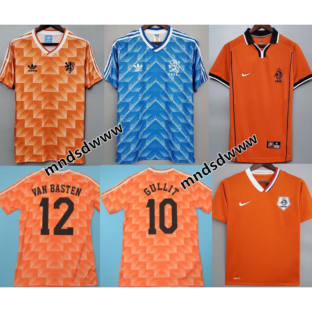 Áo Bóng Đá Câu Lạc Bộ netherlands gulitefan 1988 Phong Cách retro 1998
