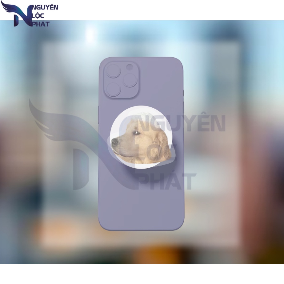 POPSOCKET Giá đỡ điện thoại HÌNH CHÓ - MÈO chibi dễ thương nlpshop