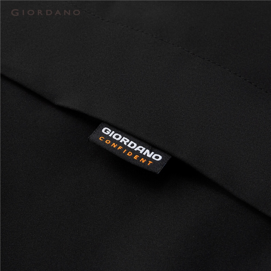 GIORDANO MEN Fleece-lined loose hooded windbreaker 01073670