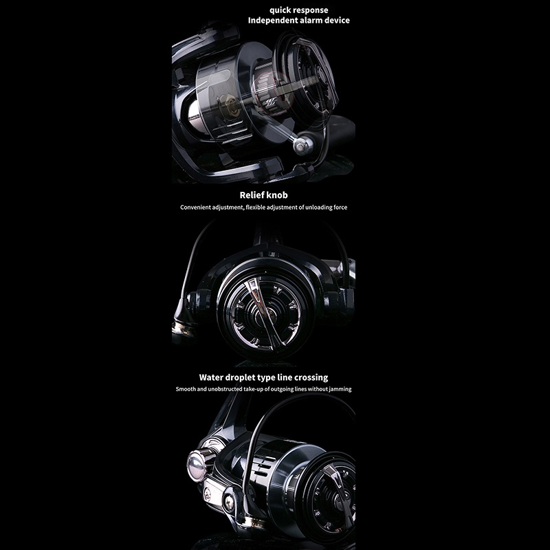 Guồng Quay Dây Câu Cá 15kg 2000-7000 max jr