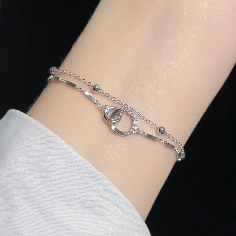 Siêu đẹp đính kim cương vòng đeo tay nữ sinh phong cách vòng đeo tay cá nhân sang trọng tay trang sức