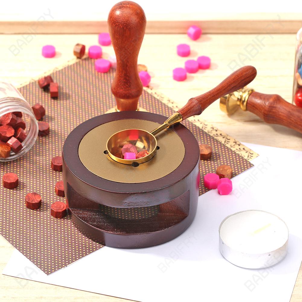 Nồi Nấu Sáp Đóng Dấu Niêm Phong Đồ Nội Thất Phong Cách vintage