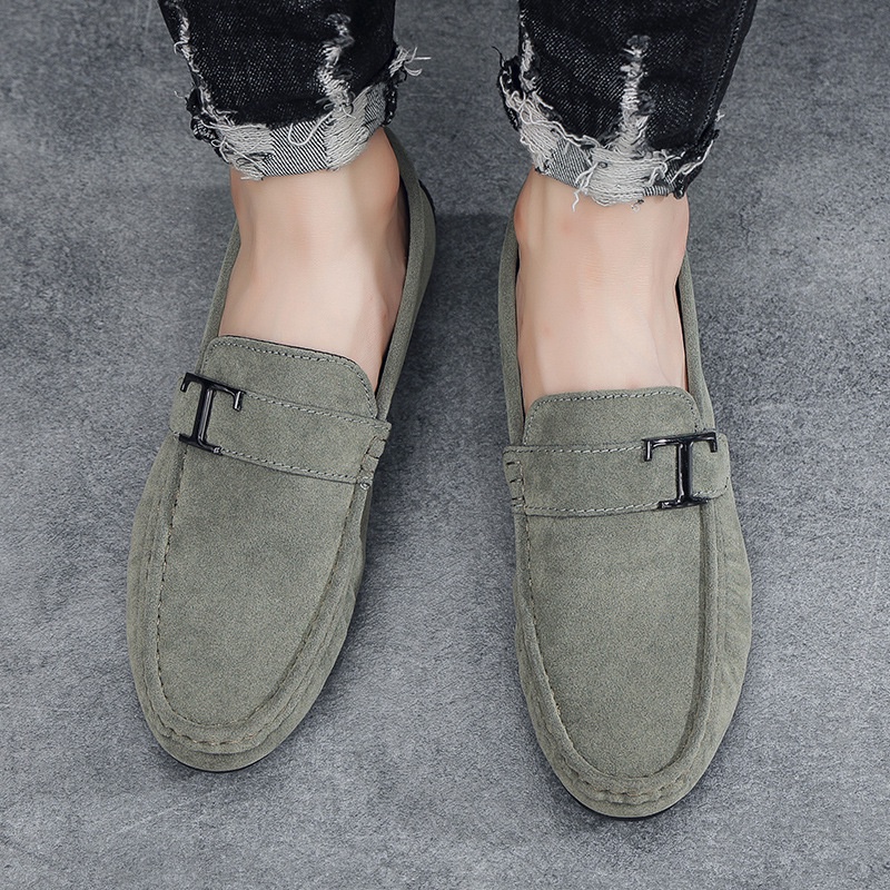 Lefu doudou Giày Đế Mềm Chống Trượt Thời Trang Thường Ngày Cho Nam