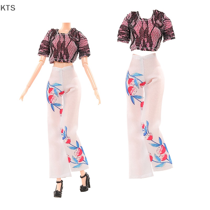 1 Bộ Đầm / Váy Ngắn / Áo Cánh Thời Trang Mùa Hè Cho Búp Bê 30cm