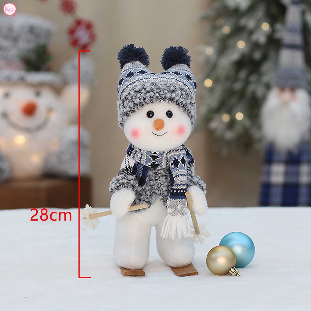 Kawaii Người Tuyết Nhồi Bông Mềm Mại Thoải Mái Thân Thiện Với Làn Da