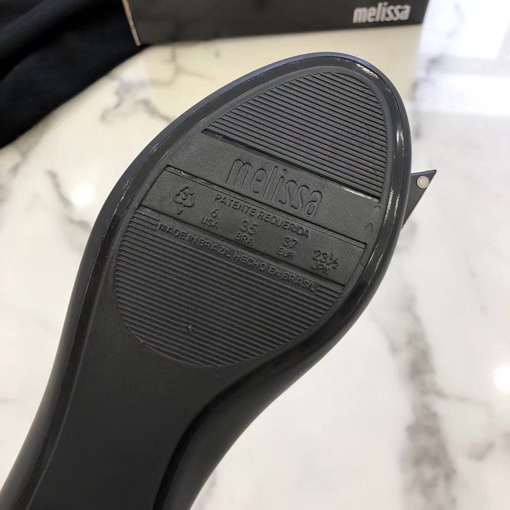 Giày Sandal Nhựa Thắt Nơ Phong Cách melissa Mới 2021 Cho Nữ Đi Biển