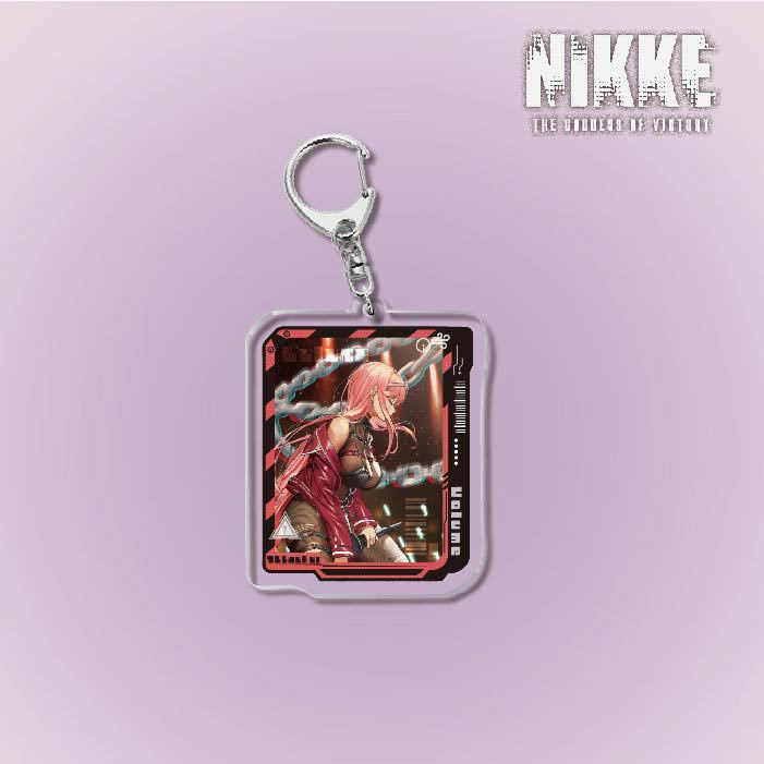Móc khoá Nikke The Goddess of Victory Anime Quency Phụ Kiện Trang Trí Túi xách Balo in hình nhân vật 2 mặt rõ nét