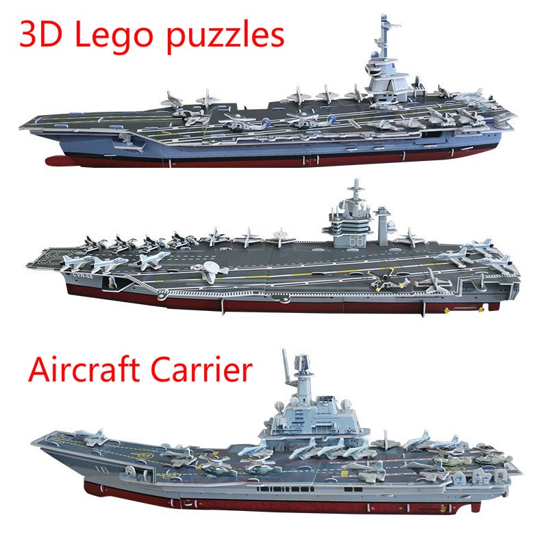 Aircraft model Đồ Chơi Lắp Ráp lego Tàu Chiến 3d Bằng Giấy Diy