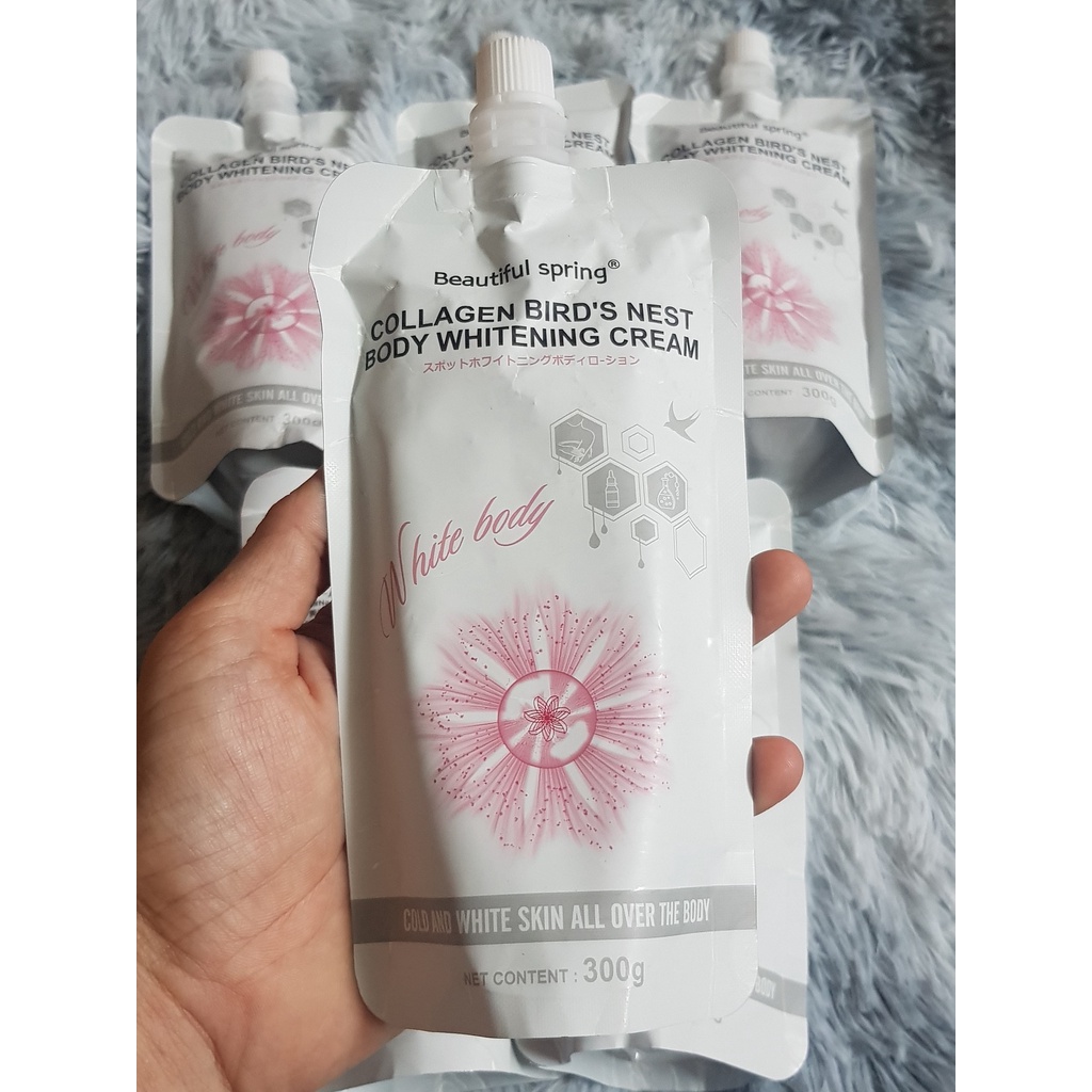 Kem Ủ Trắng Yến White Body Collagen 300g Giúp Da Trắng Sáng