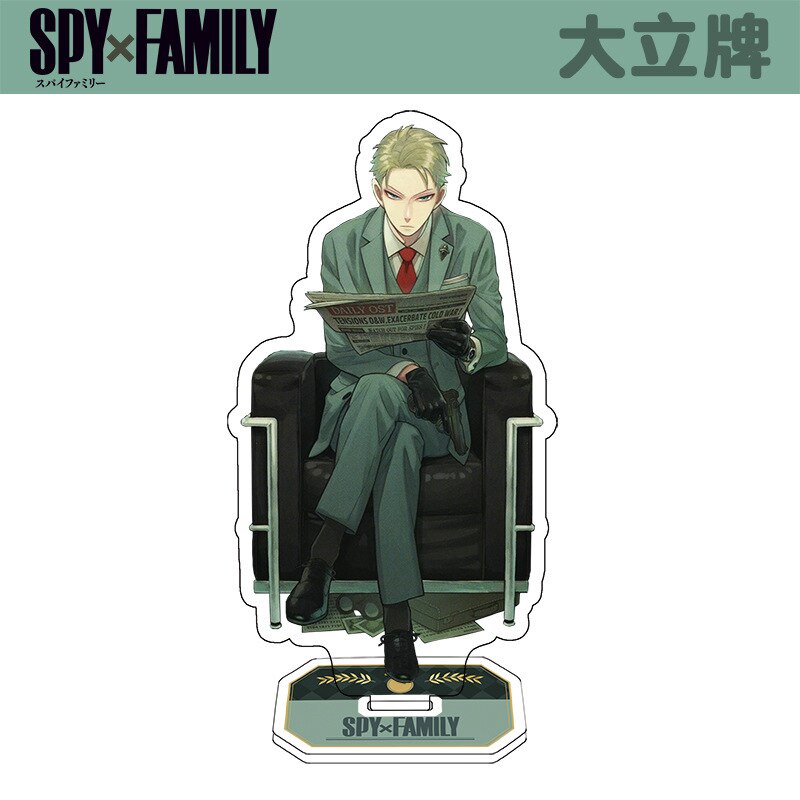 Mô hình Standee Popular Anime SPY X FAMILY Twilight Yor Forger Anya Forger để bàn tượng nhựa acrylic