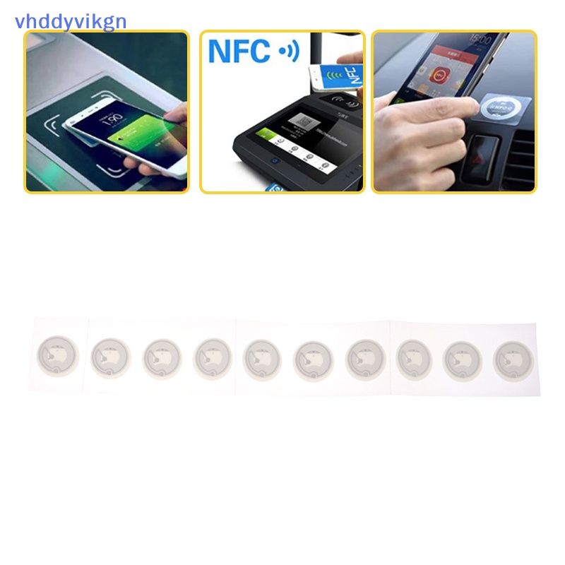 Set 10 Nhãn Dán nfc 23mm nfc213 213 13.56mhz rfid Chuyên Dụng vn
