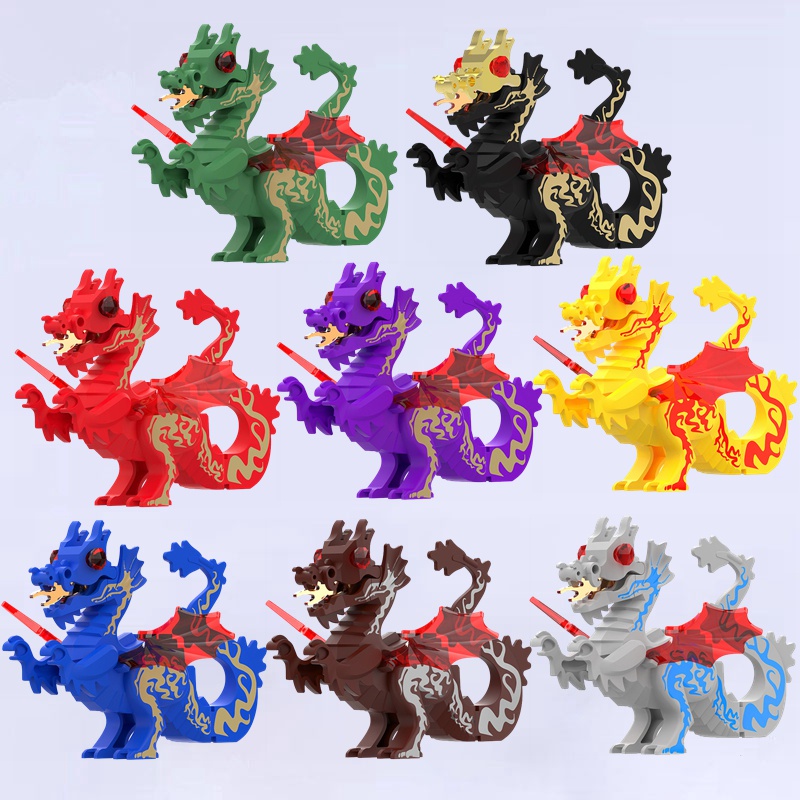 Đồ Chơi Lắp Ráp Mô Hình Rồng Phong Cách Trung Hoa Cho Trẻ Em