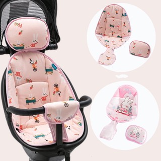 Đệm lót xe đẩy em bé - Nệm lót ghế ngồi ăn dặm, Tấm lót chống trượt, thấm hút, cotton thoáng khí .