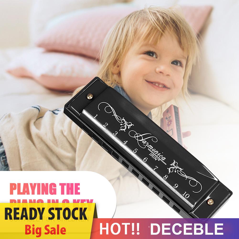 Kèn harmonica Gỗ 10 Lỗ 20 tone Giáo Dục Cho Bé