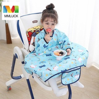 Yếm Ăn Chống Bẩn In Họa Tiết Động Vật Kèm Khăn Lau Tiện Dụng Cho Bé
