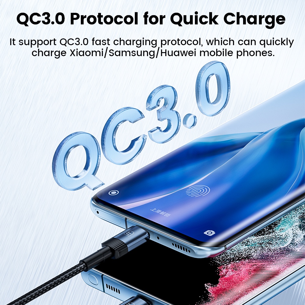 Dây Cáp Sạc Nhanh usb type c 3a 3a Cho xiaomi huawei