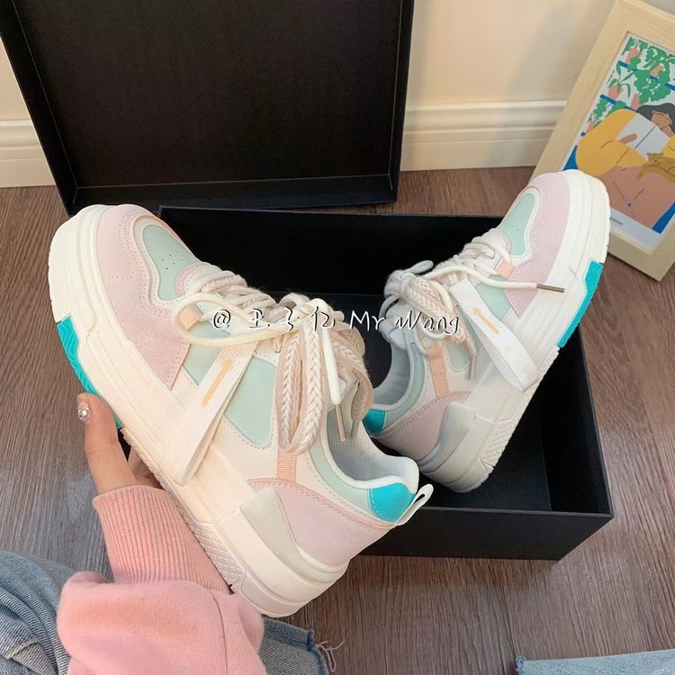 Giày Thể Thao Màu Trắng Nhỏ Thời Trang Mùa Thu 2023 Mới Cho Nữ