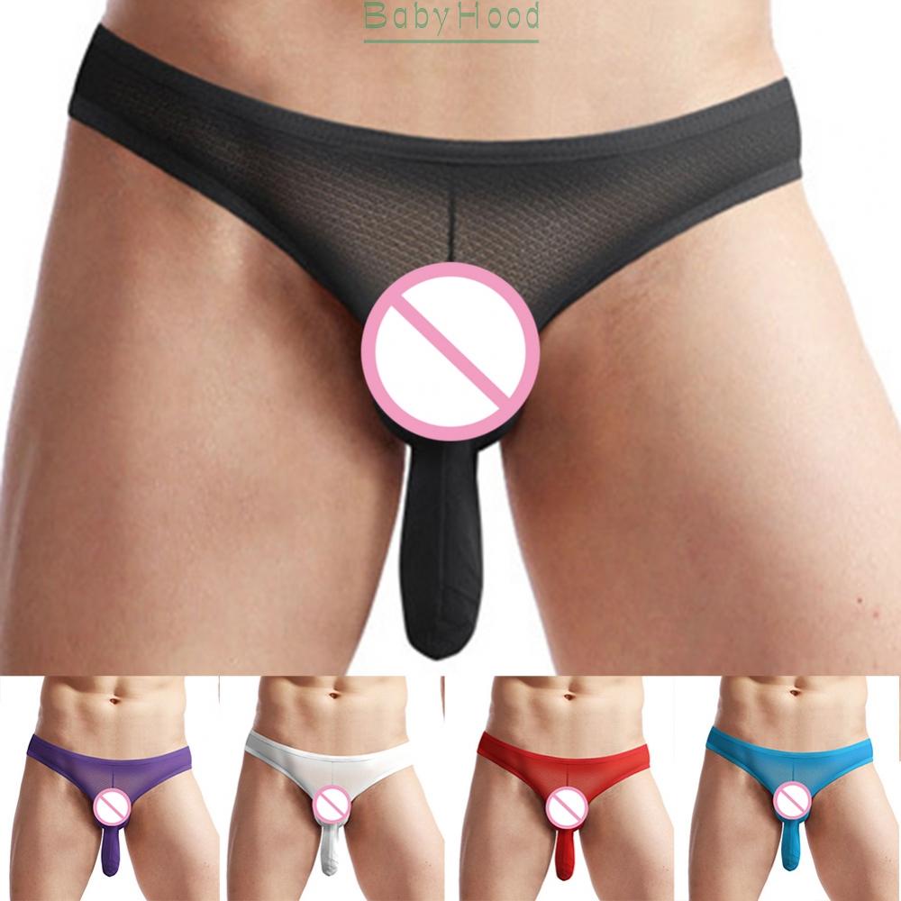 Underwear 1pc Casual Elephant Nose Pouch Mesh Nylon Pouch Panties Regular#BBHOOD