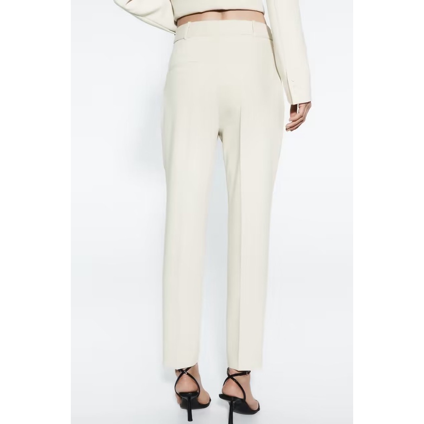 Zara Bộ Áo Khoác blazer + Quần Dài Lưng Cao Thời Trang Mùa Thu Thanh Lịch8375701 8373683