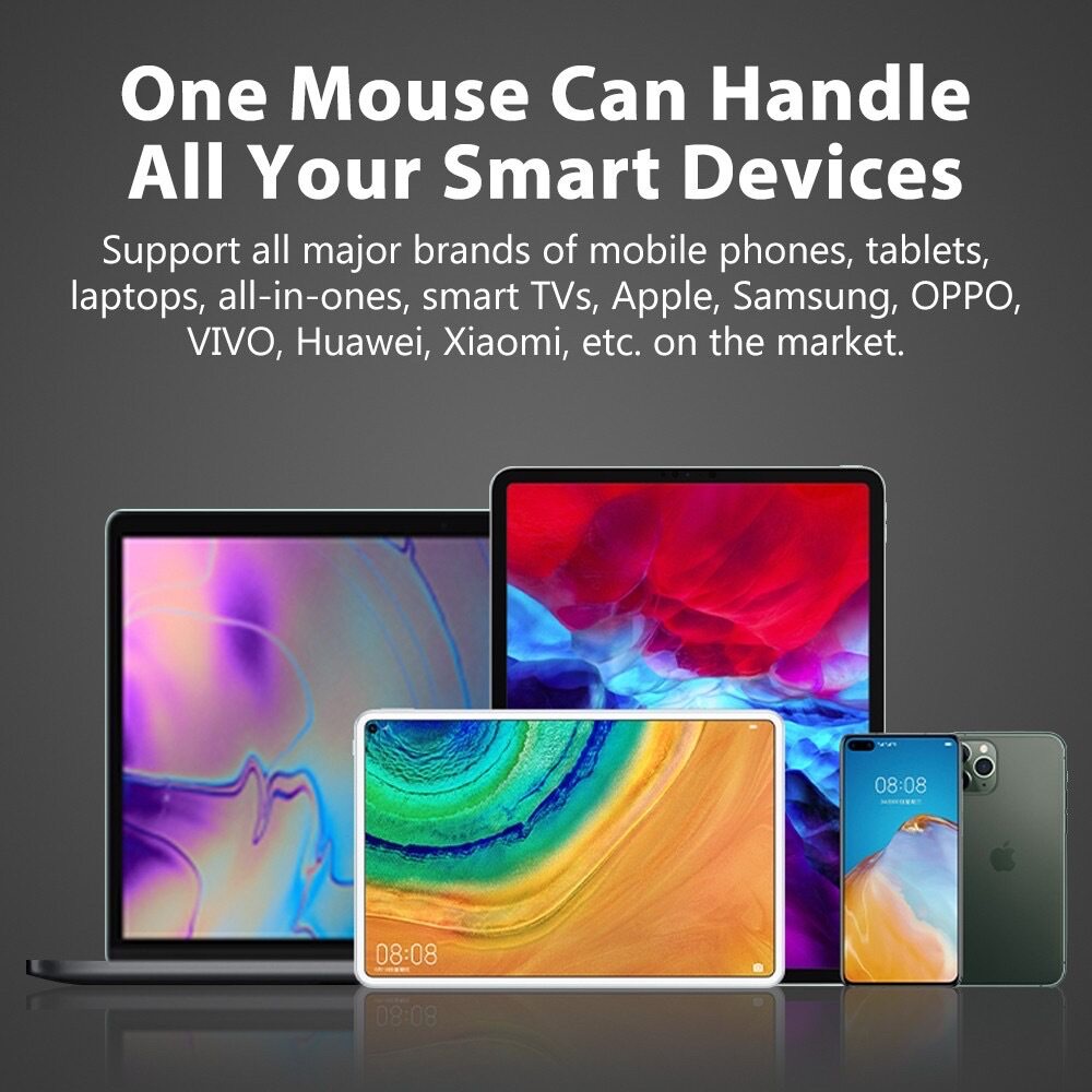 Chuột Không Dây bluetooth 2.4g Có Thể Sạc Lại