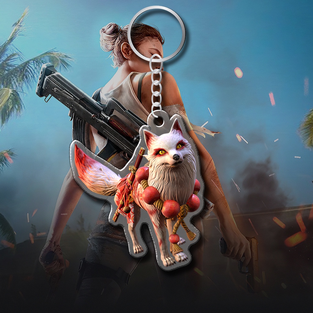 Móc Khoá Free Fire Avron Thám Tử Panda Rockie Game FPS Sinh Tồn Chibi Cute Trang Trí Túi Sách, Balo, Cặp Sách