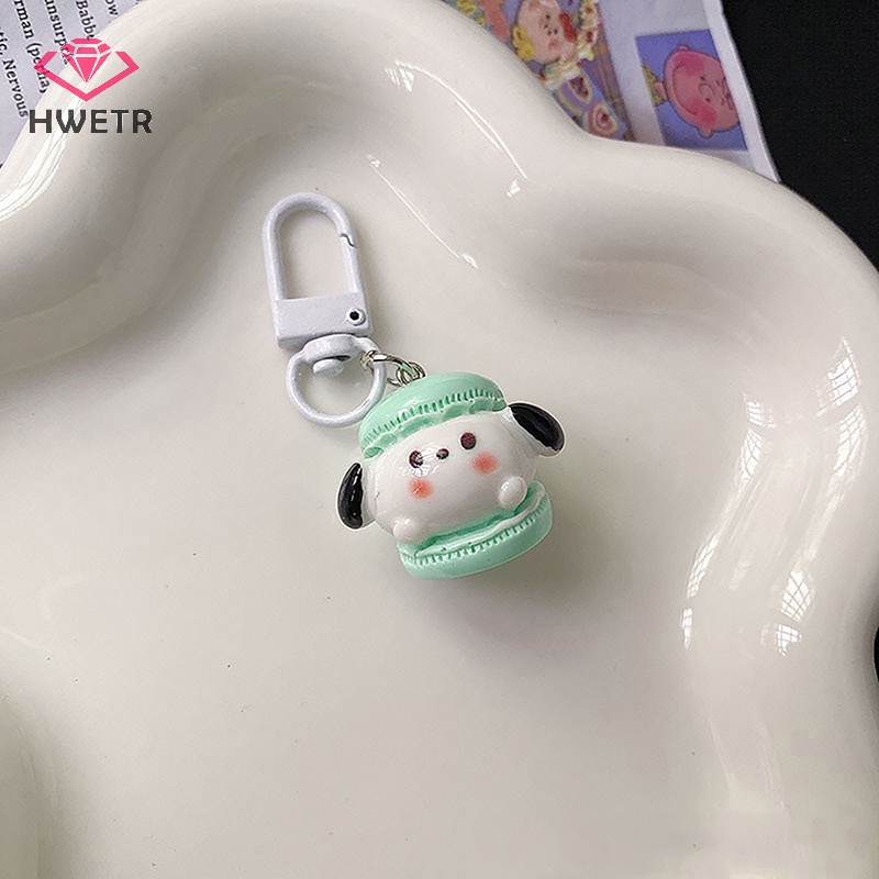SANRIO Hwetr Móc Chìa Khóa Hình Bánh macaron Dễ Thương Phong Cách Nhật Bản Mới