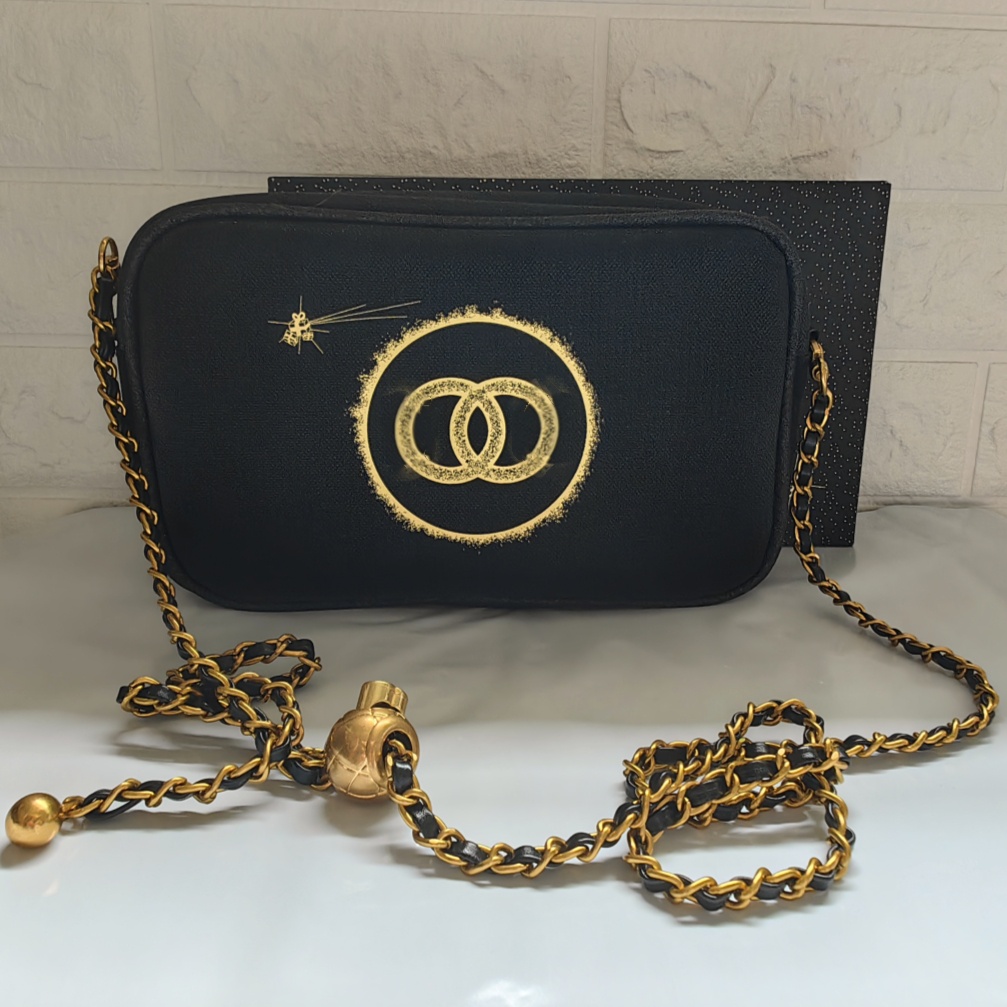 Túi Đựng Mỹ Phẩm Trang Trí Giáng Sinh Kèm Hộp Đựng