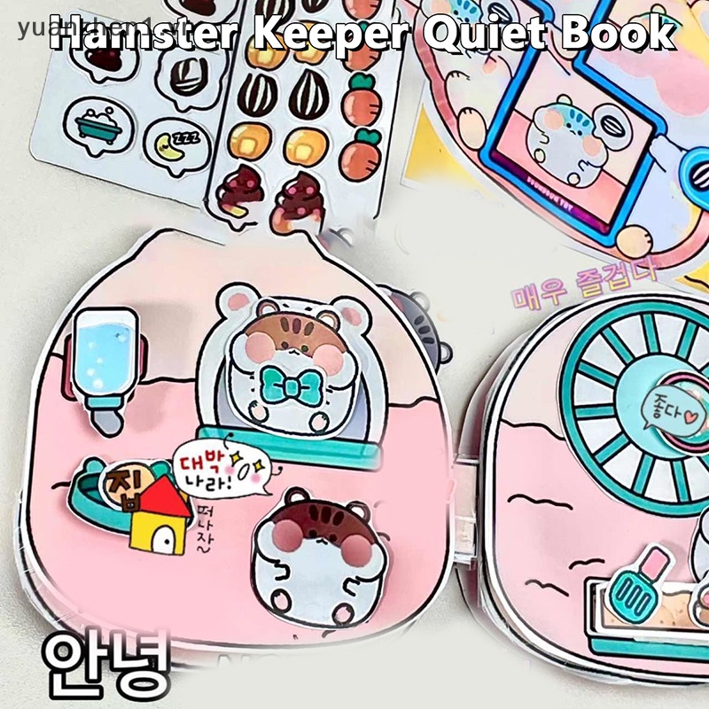 Zhen Mới Nhãn Dán Hình Chuột hamster Thủ Công Nhỏ Nhắn Dễ Thương Vui Nhộn Làm Quà Tặng Cho Bé Gái vn