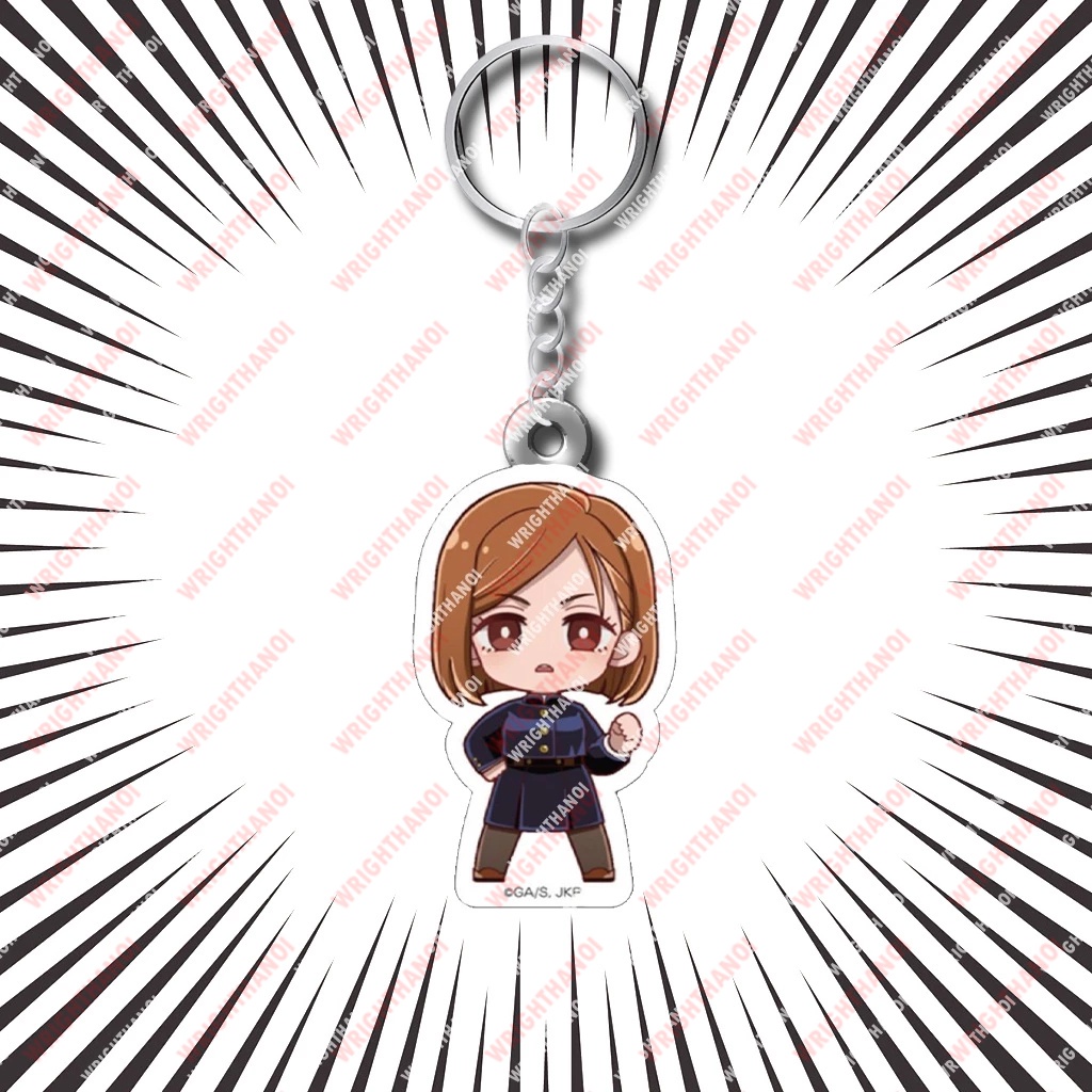 Móc khoá các nhân vật jujutsu kaisen gojo sukuna Suguru Geto Anime Manga Nhật Bản Phụ Kiện Trang Trí Túi xách Balo