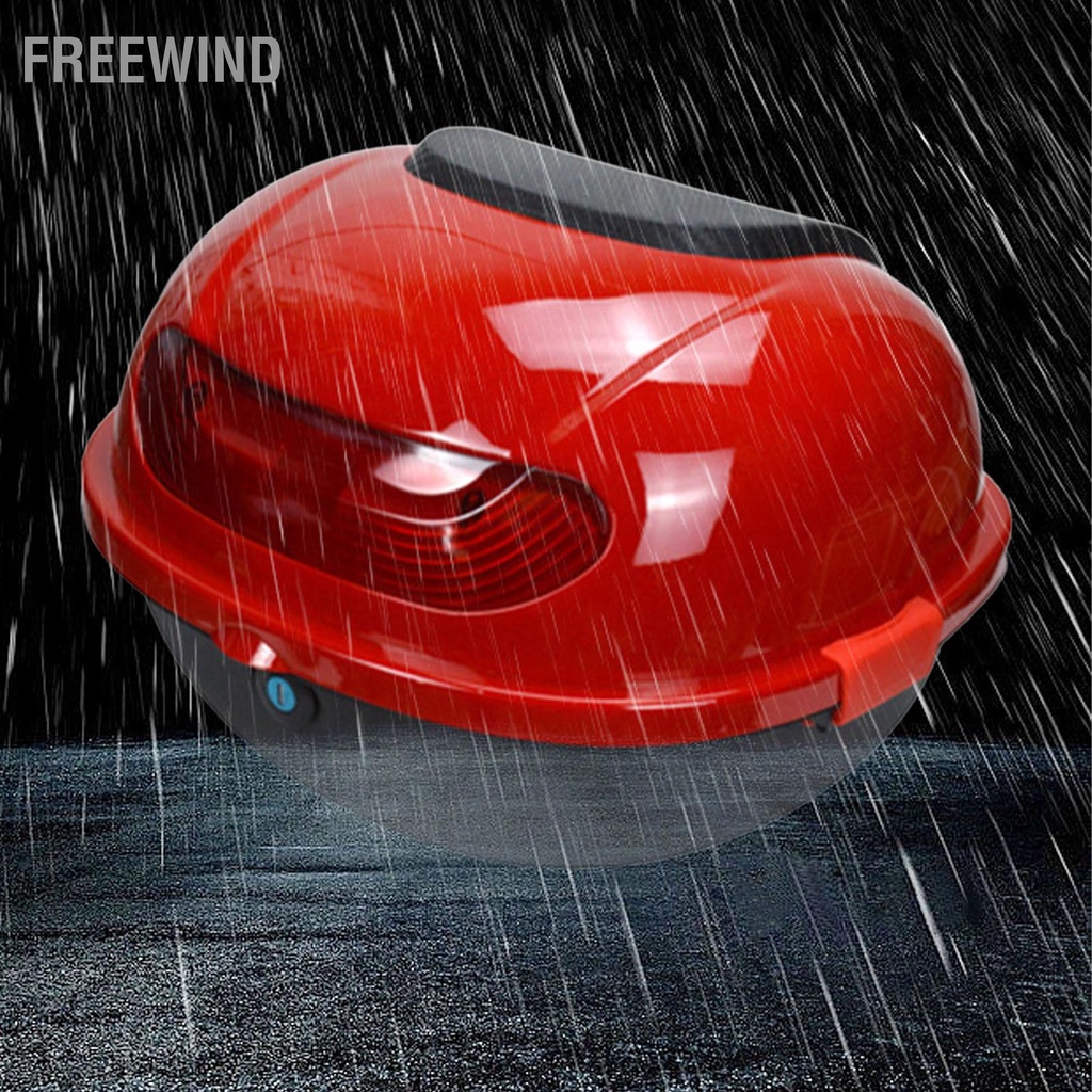 FreeWind Hộp phía sau xe máy Công suất lớn Chống thấm nước va đập Universal Fit Cốp đựng đồ cho tay ga