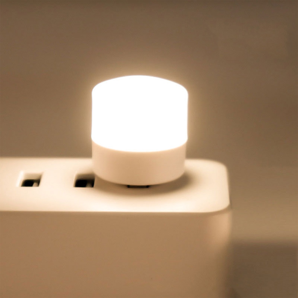Đèn led Tròn Nhỏ Có Cổng Sạc usb Di Động Bảo Vệ Mắt Đọc Sách Cho Phòng Ngủ