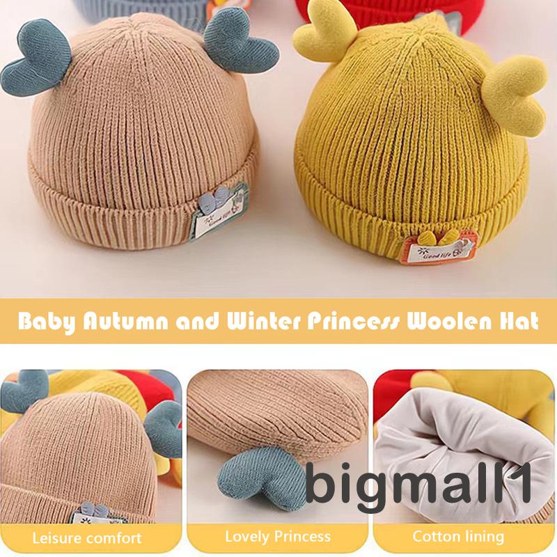 Topmall Mũ Len beanie Cho Bé Trai Và Bé Gái