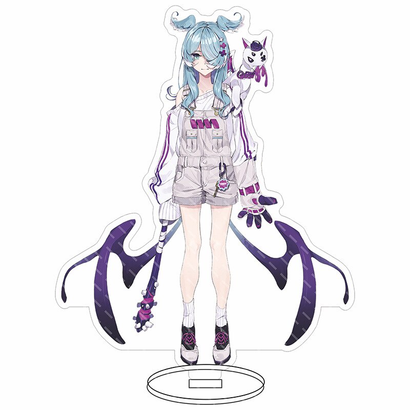 Mô hình Standee Anime Luxiem VTuber Shu Mysta Luca Ike Vox để bàn tượng nhựa acrylic trong suốt Phụ kiện trang trí