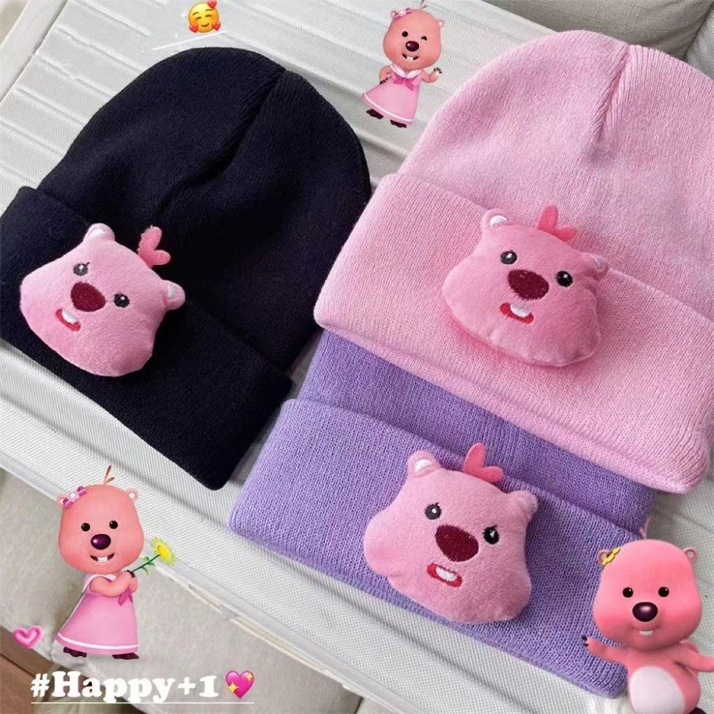 Yunhi Mũ beanie Dệt Kim Mềm Mại Đáng Yêu