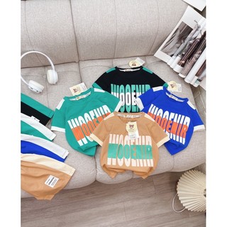 set bộ cotton tàu cho bé trai