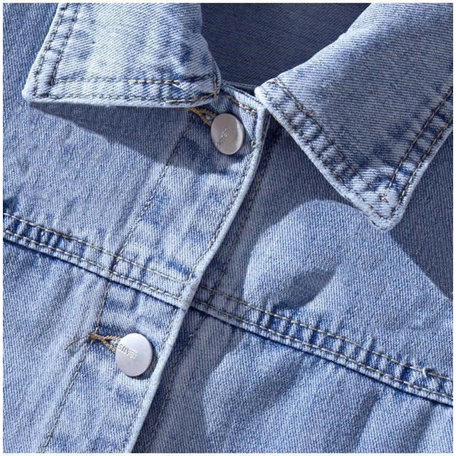 Áo Khoác denim Không Tay Thời Trang Xuân Thu Hàn Quốc 2023 Dành Cho Nữ