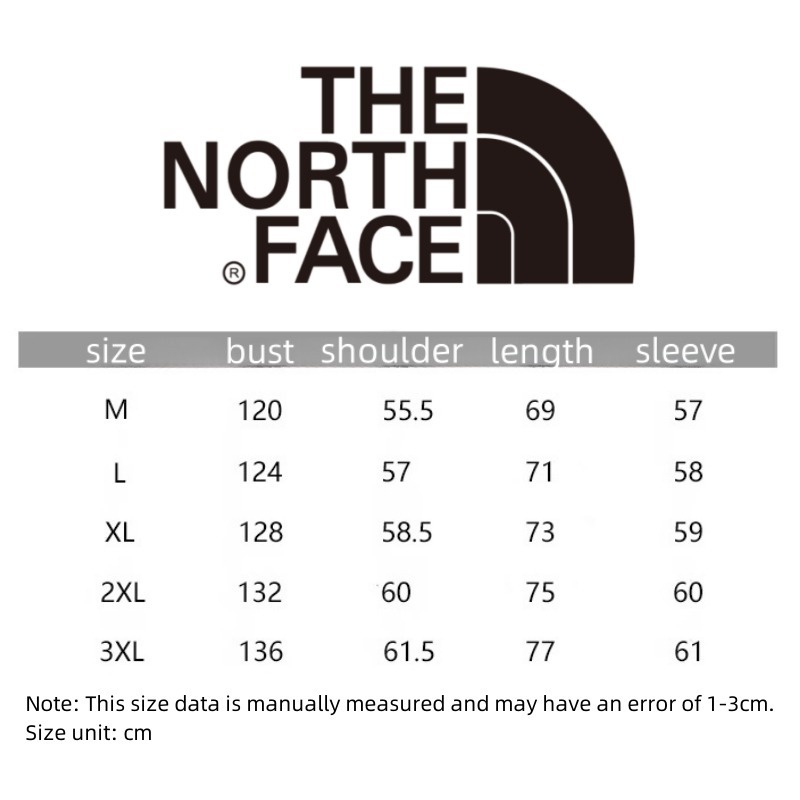 Thenorthface Áo Khoác Dáng Rộng unisex Chính Hãng 100% Chống Gió Ấm Áp Thời Trang Mùa Thu