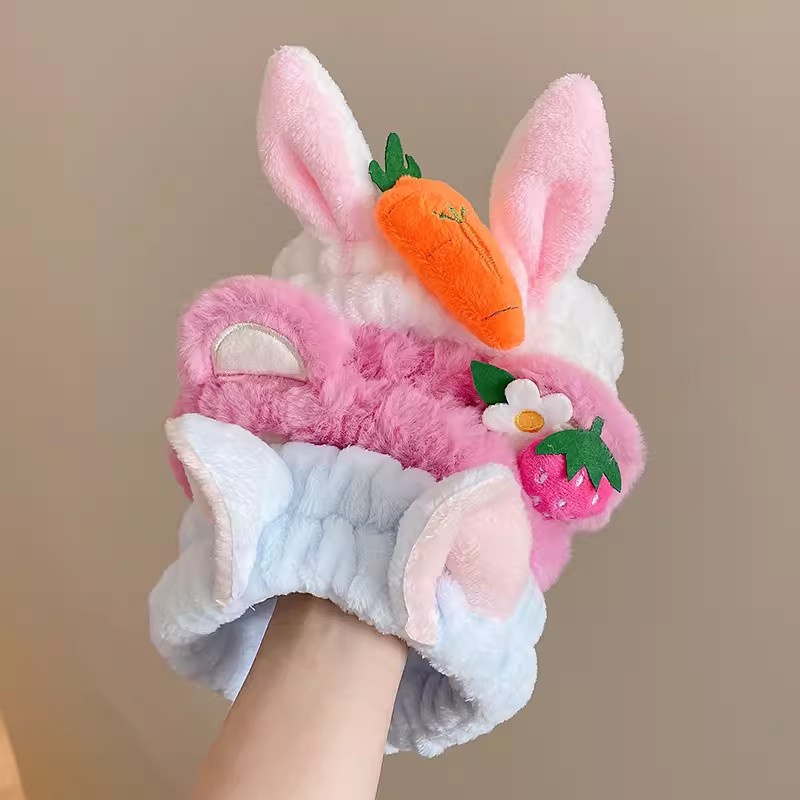 Băng Đô Cài Tóc Vải Bông Phong Cách Hàn Quốc Dễ Thương Dành Cho Nam Nữ Rửa Mặt