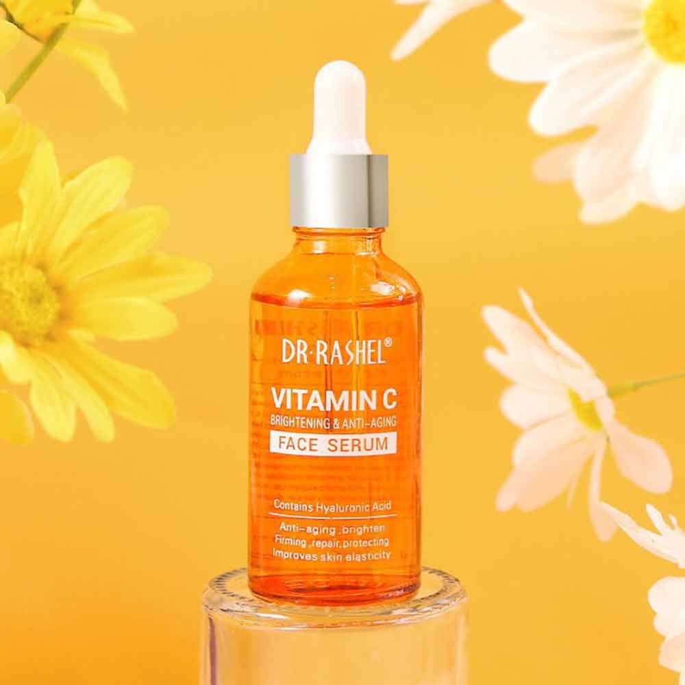 DR.RASHEL Brightening Anti Aging Firming Hyaluronic Acid Makeup Primer Vitamin C Serum For Face