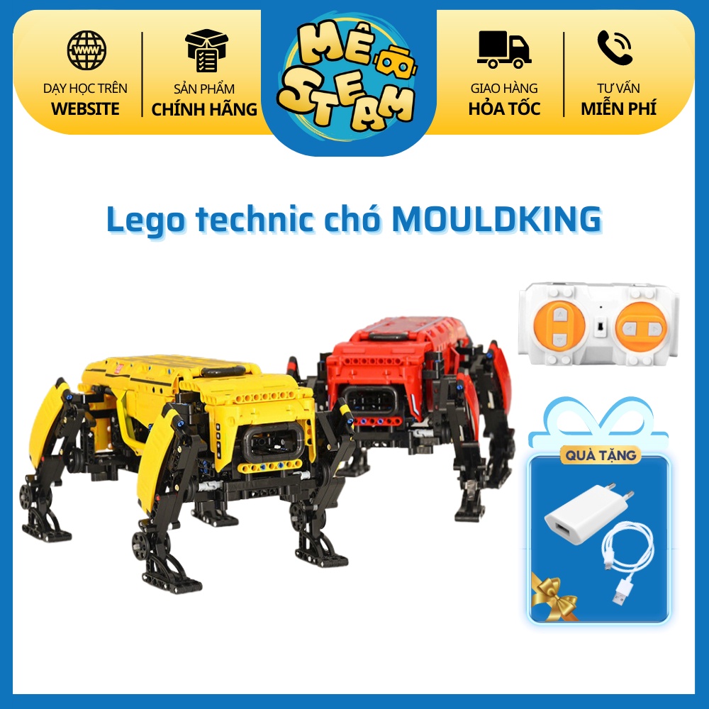 Đồ chơi lắp ráp xếp hình Technic mô hình chú chó Robot điều khiển từ xa Mouldking SẴN HÀNG