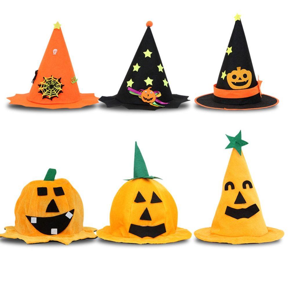 Fuhui Nón Bí Ngô Hóa Trang Phù Thủy Quỷ Không Dệt Cho halloween
