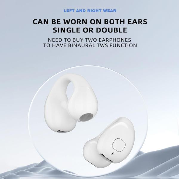 Tai Nghe Bluetooth Không Dây Air6 40mAh Kẹp Vành Tai Chất Lượng Cao